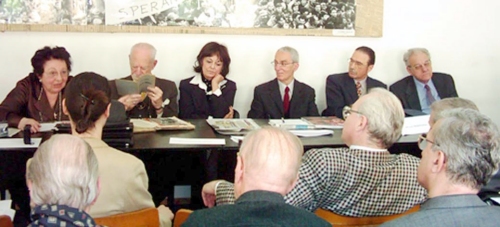 Dr. Mariana Florian, acad. Constantin Bălăceanu-Stolnici, Ana Blandiana, arh. Aurelian Trişcu, dr. Dinu Antonescu, dr. Theodor Ionescu