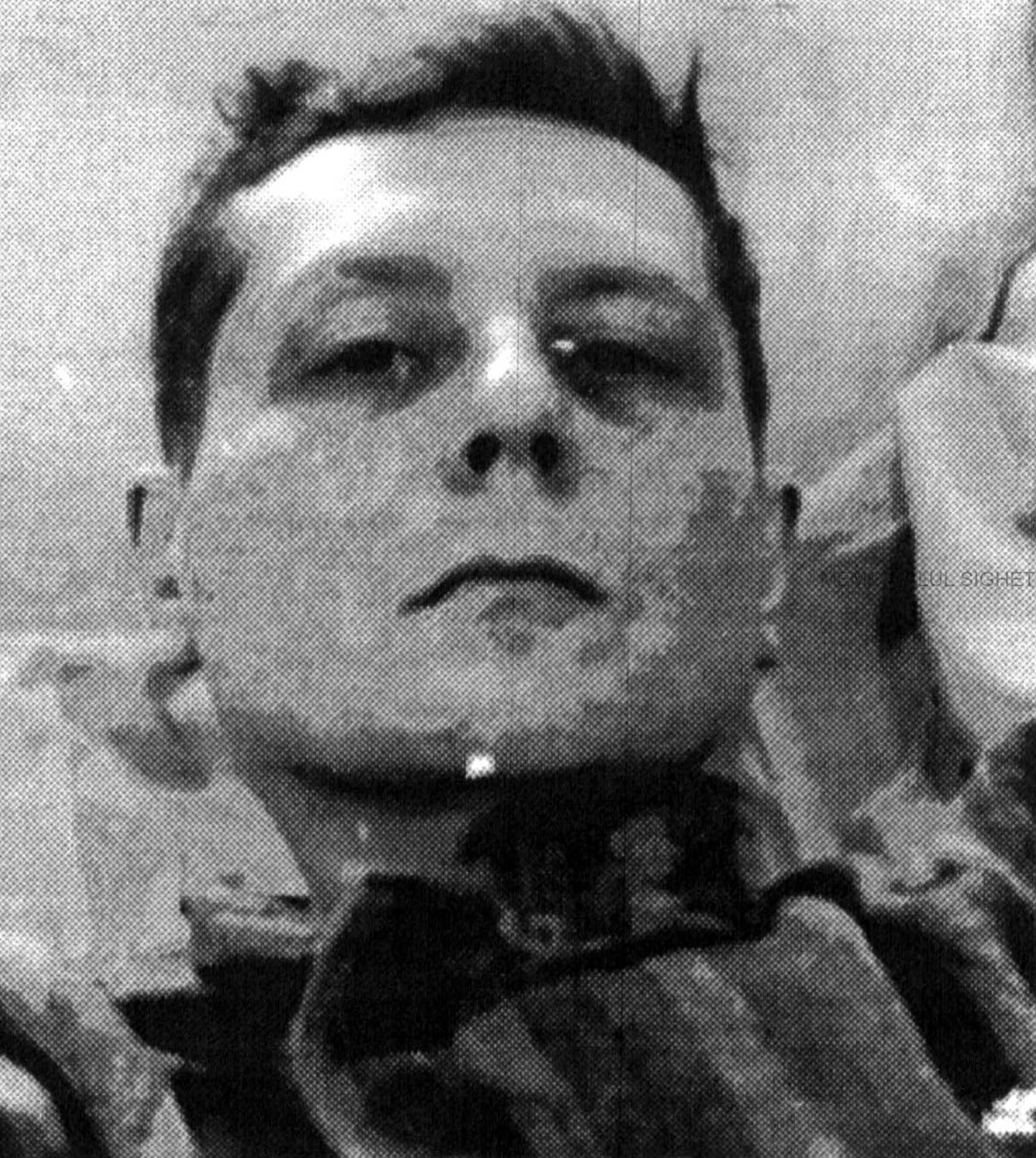 Victor Rădulescu Pogoneanu - fotografie din timpul detenţiei în închisoarea spital Văcăreşti