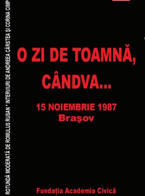 O zi de toamnă, cândva… (15 noiembrie 1987)