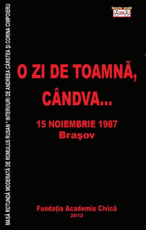 O zi de toamnă, cândva... (15 noiembrie 1987)